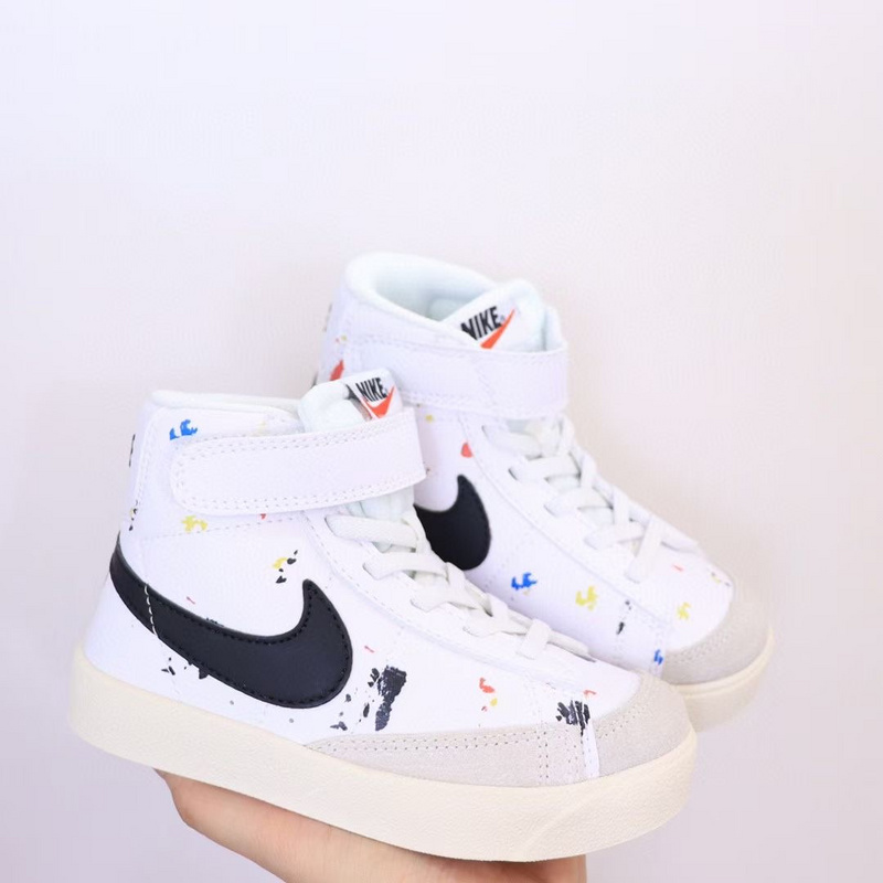 Nike Blazers high-top children_s shoes new color color 22-35-b4682985